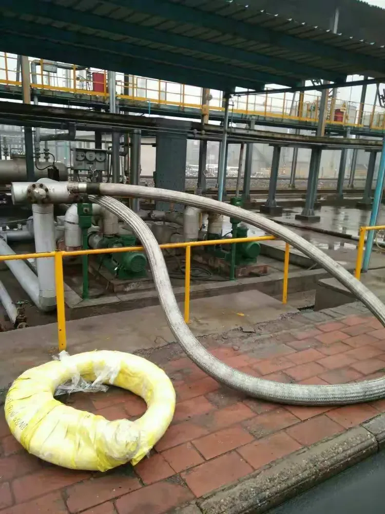 Industrial metal hose example for fluid systems